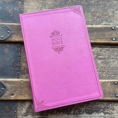 NIV Large Print Thinline Bible, Pink